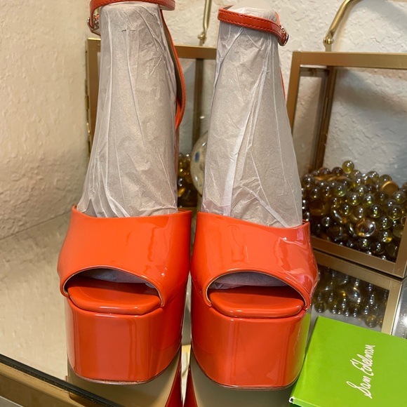 Sam Edelman Kori Tangelo Patent Platform Heels - Picture 8 of 10